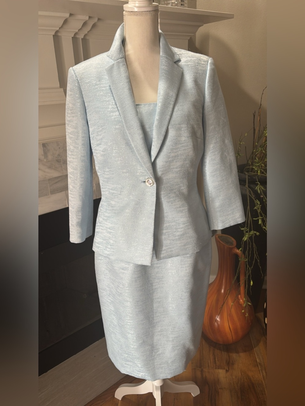 Size 10 Baby Blue Suit by John Meyer